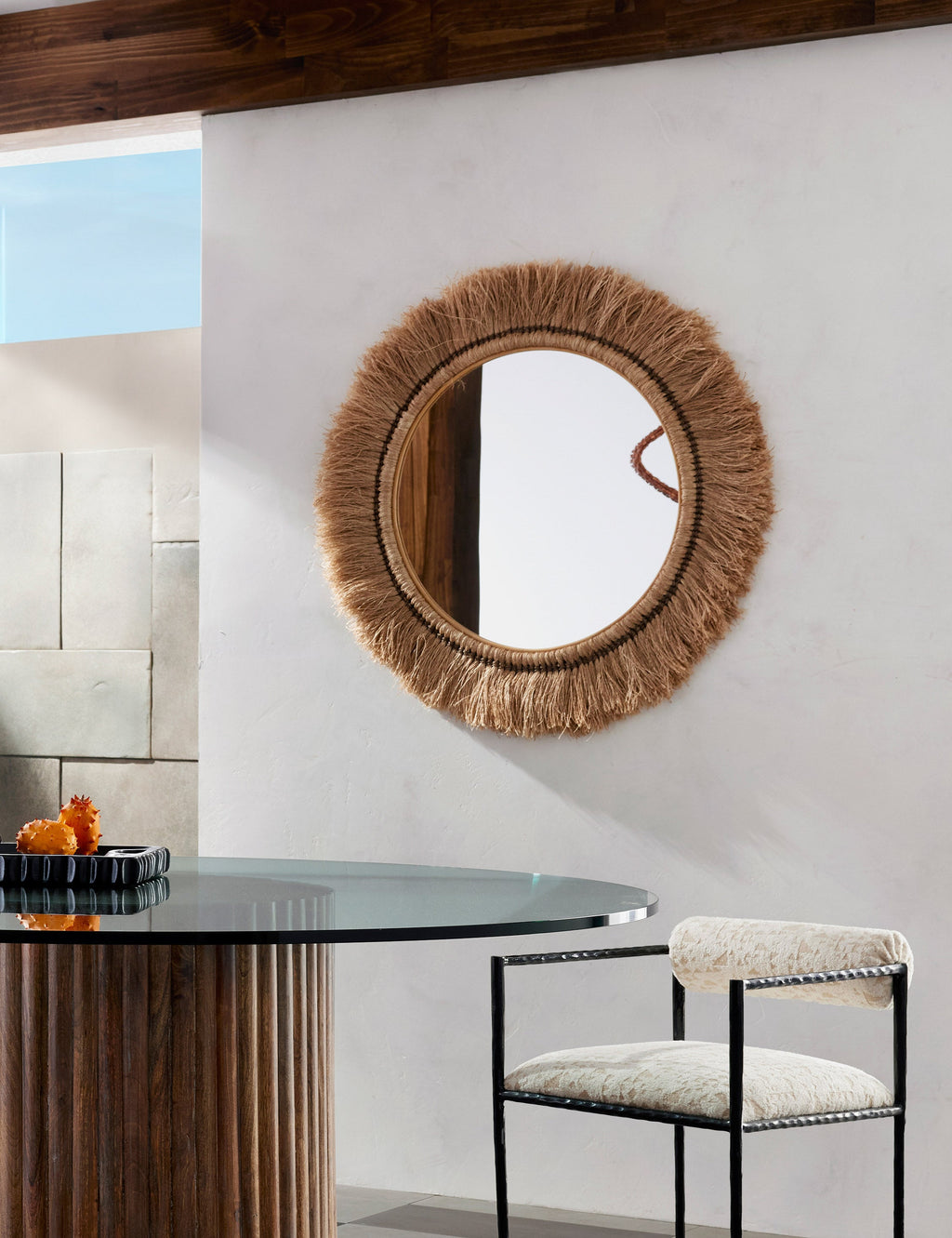 Lulu and Georgia - Arteriors Kai Round Mirror