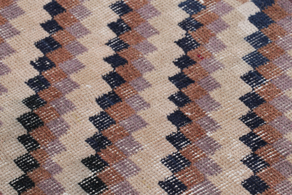 Nicky Kehoe - Geometric Stripe Throw Rug 1'6 x 2'3