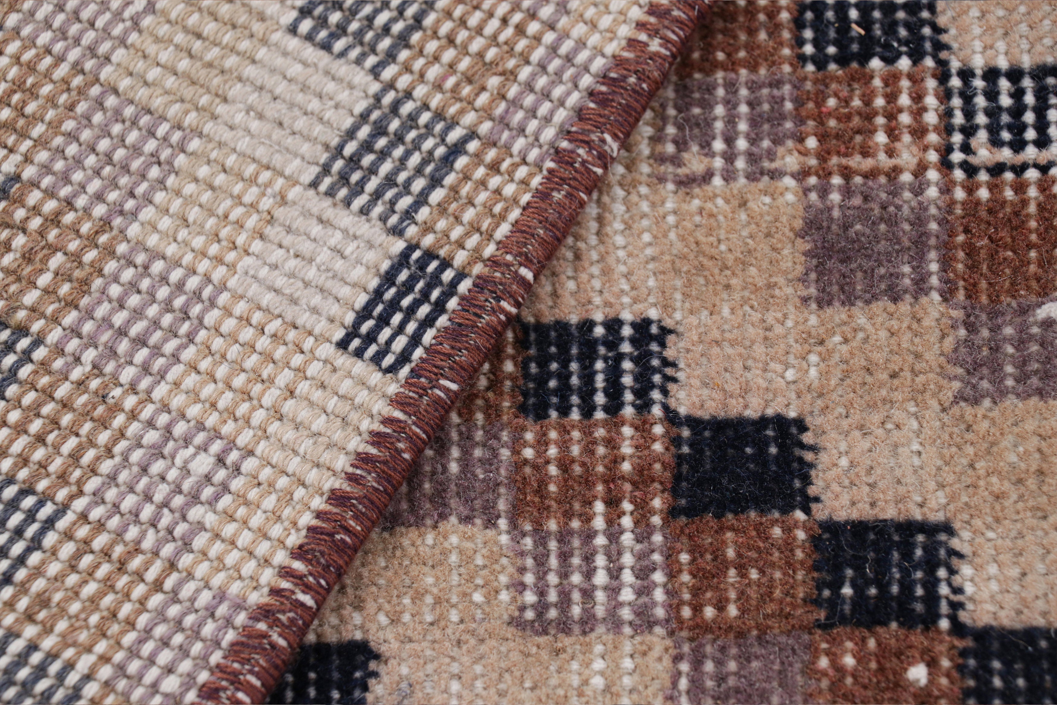 Nicky Kehoe - Geometric Stripe Throw Rug 1'6 x 2'3