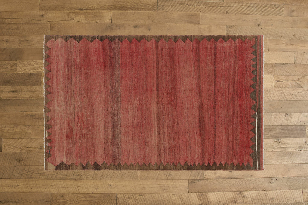 Nicky Kehoe - Pink & Brown Bidjar Rug 4’6 X 7’6