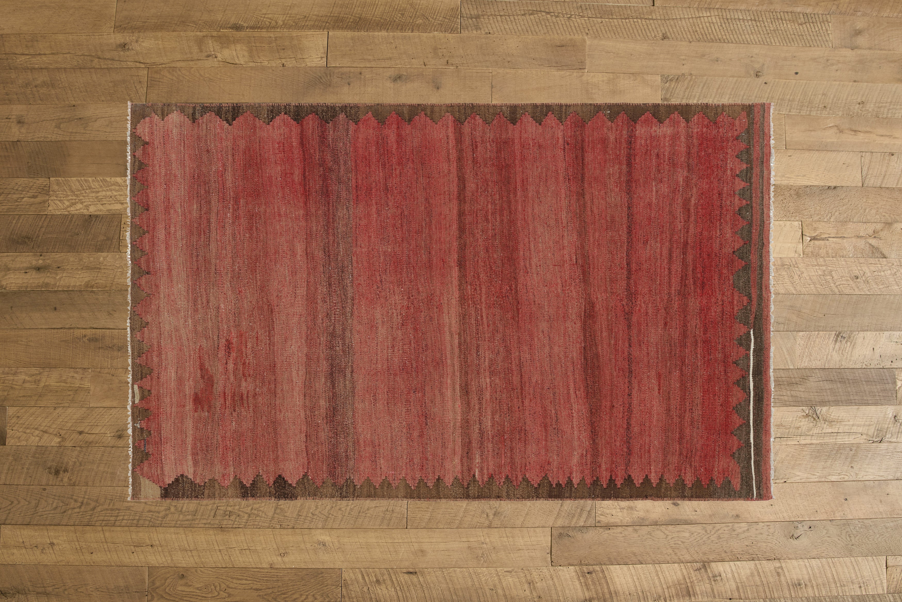 Nicky Kehoe - Pink & Brown Bidjar Rug 4’6 X 7’6