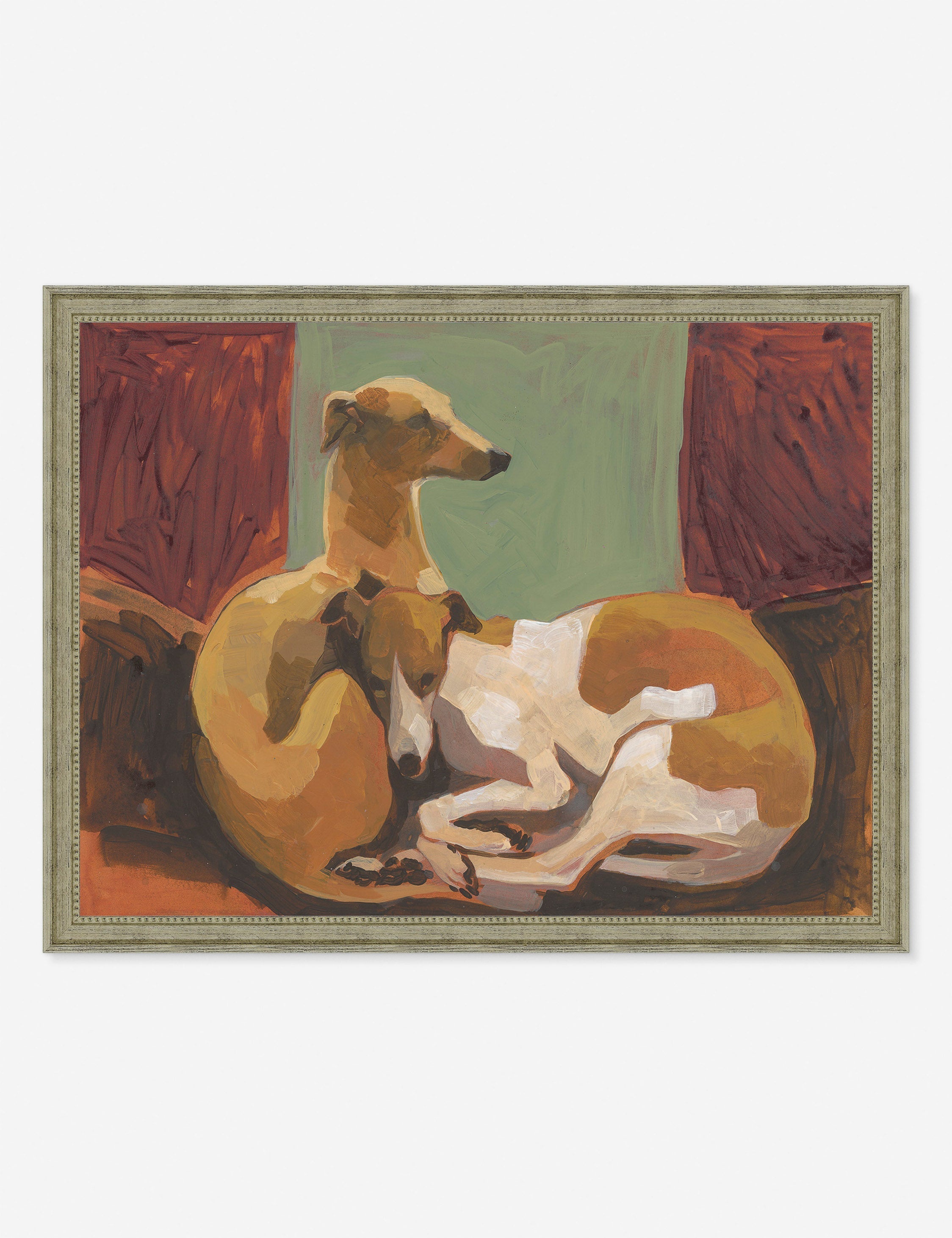 Lulu and Georgia - Guinefort I Wall Art by Kathy Mann