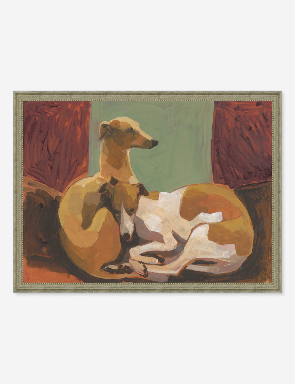 Lulu and Georgia - Guinefort I Wall Art by Kathy Mann