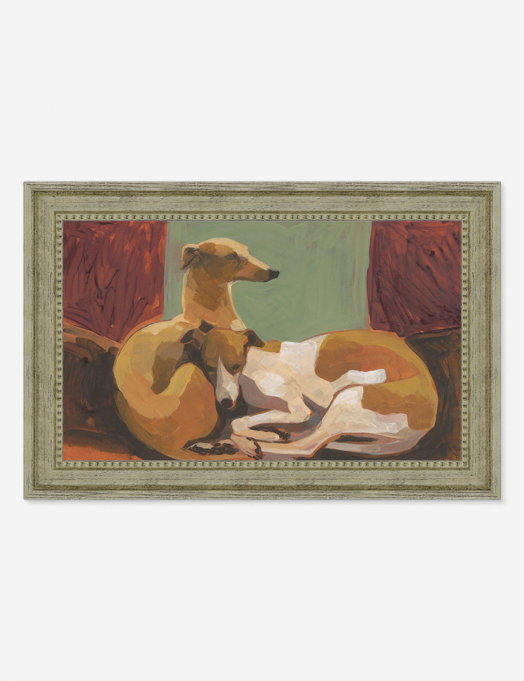 Lulu and Georgia - Guinefort I Wall Art by Kathy Mann