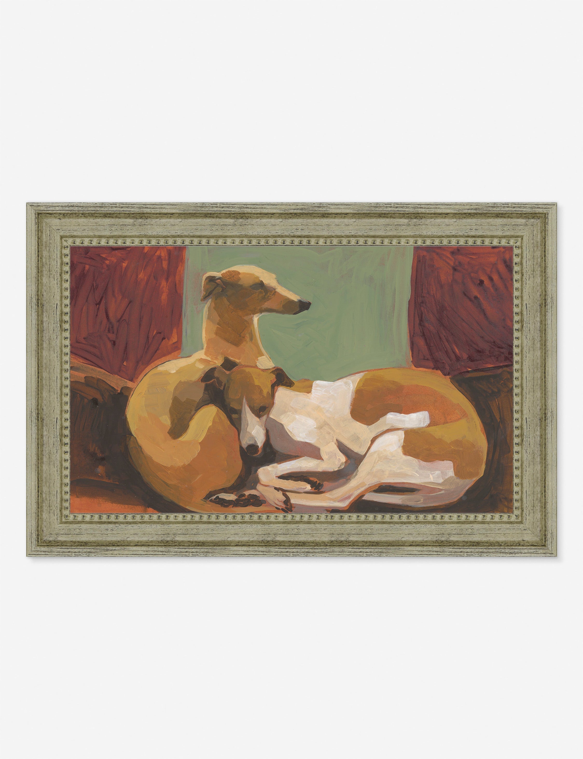 Lulu and Georgia - Guinefort I Wall Art by Kathy Mann