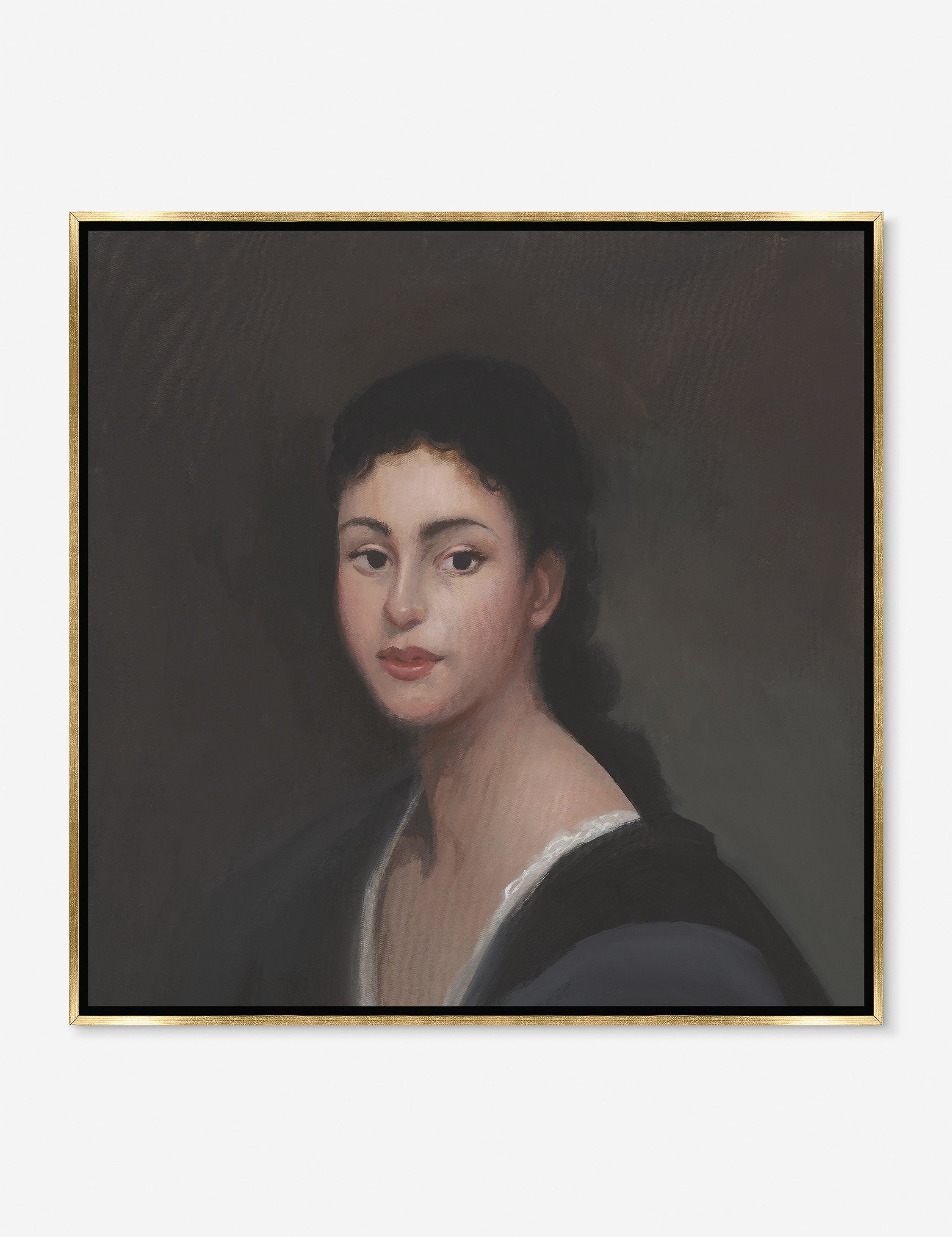 Lulu and Georgia - Portrait of A Woman Wall Art by Ryan Brown
