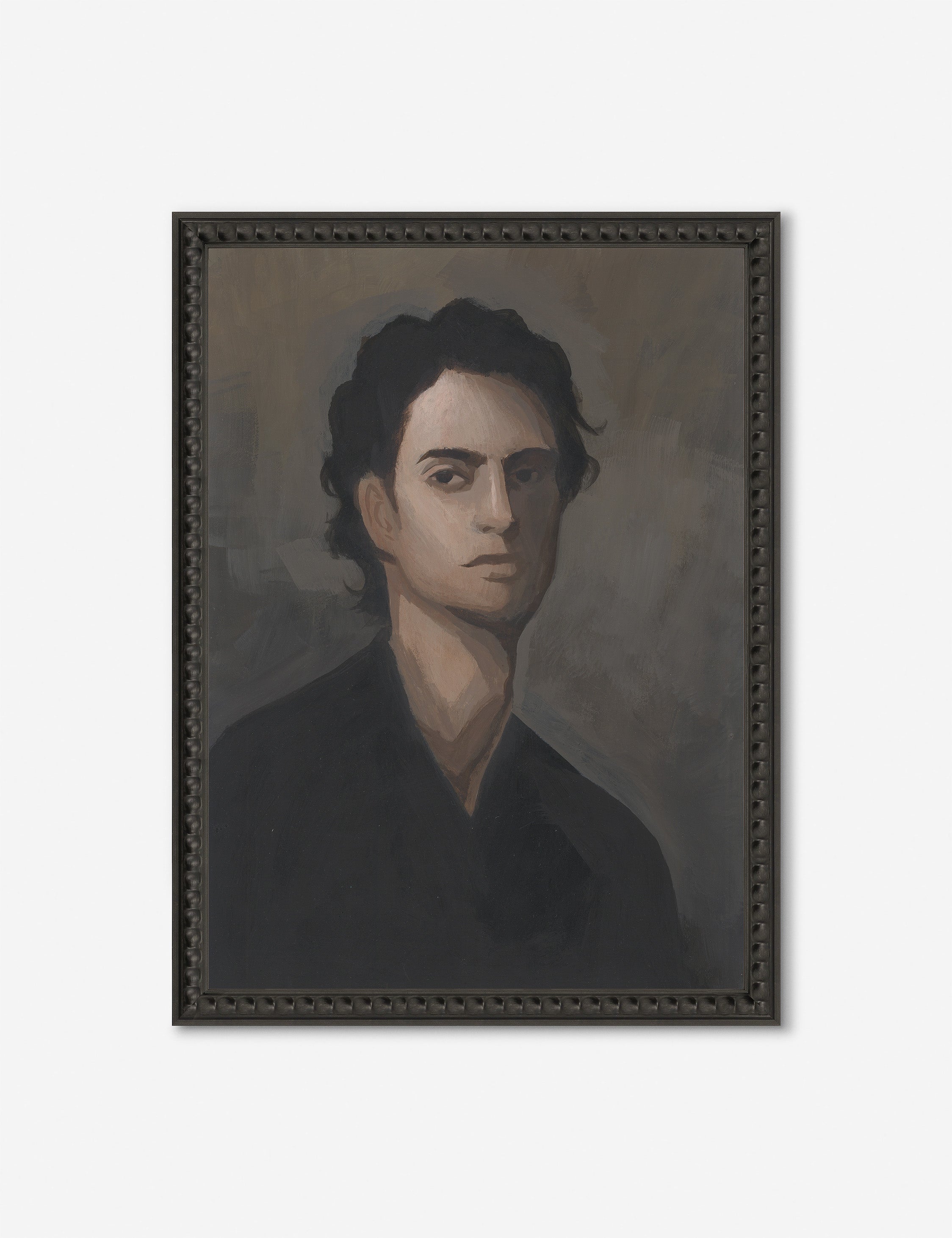 Lulu and Georgia - Portrait of A Man Wall Art by Ryan Brown