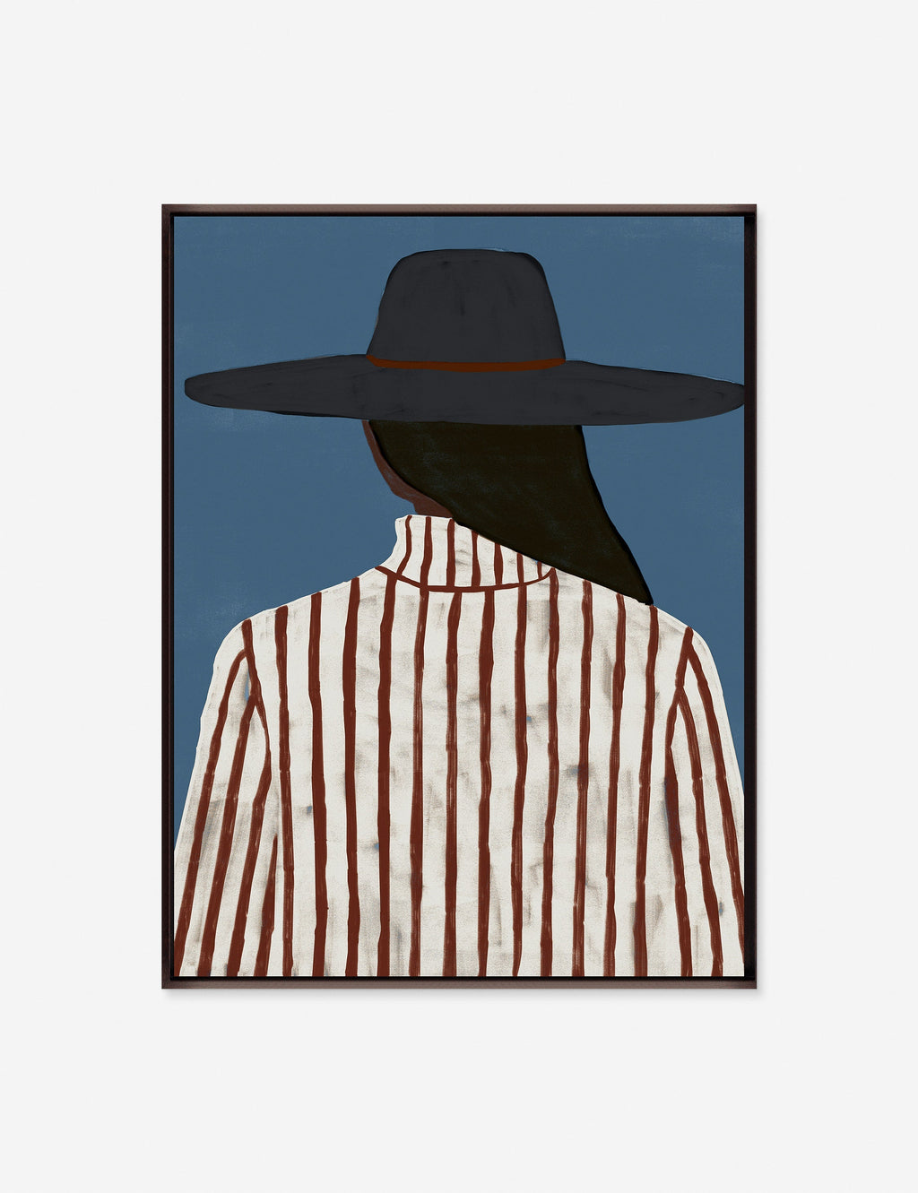 Lulu and Georgia - Modern Woman with a Hat Wall Art