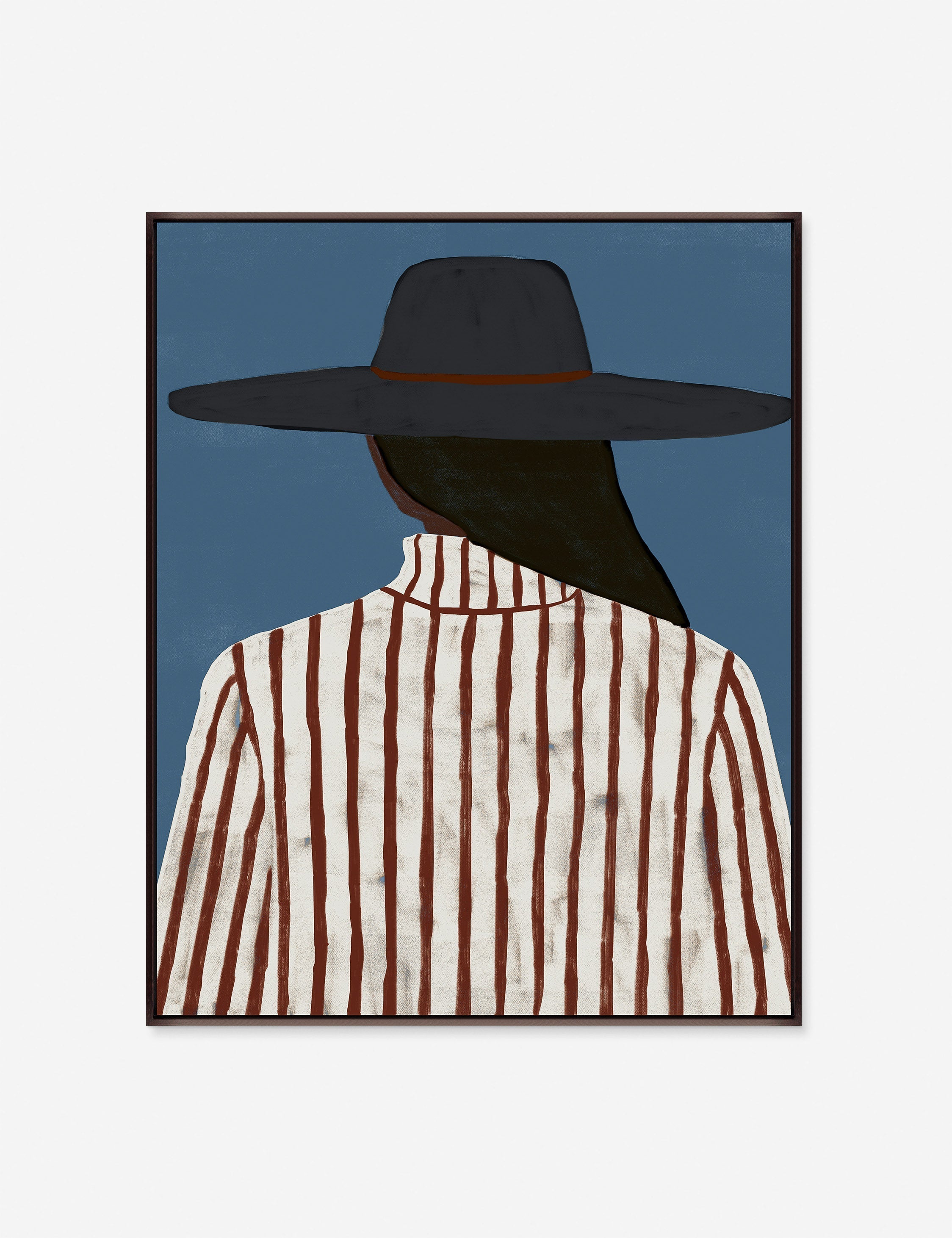 Lulu and Georgia - Modern Woman with a Hat Wall Art