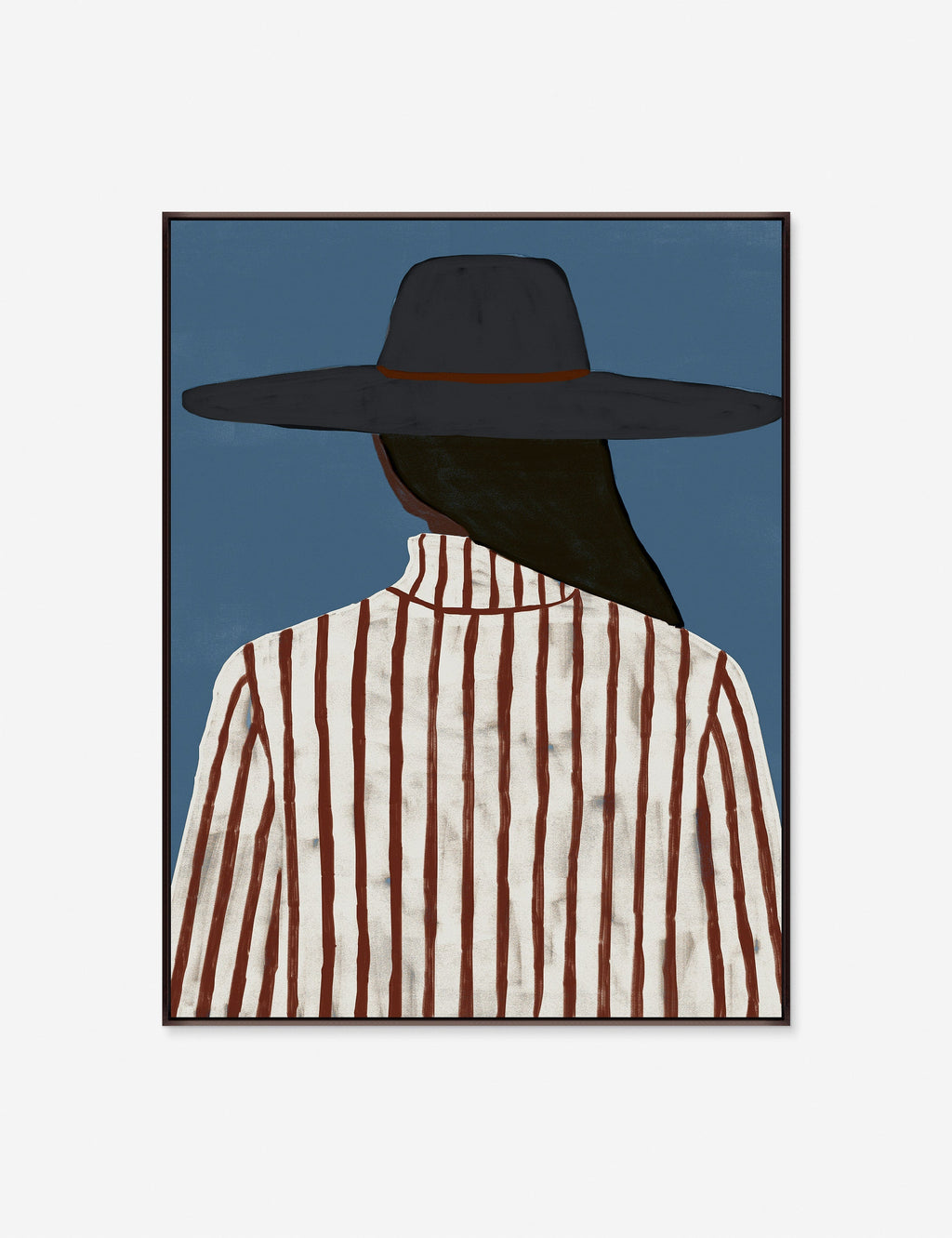 Lulu and Georgia - Modern Woman with a Hat Wall Art