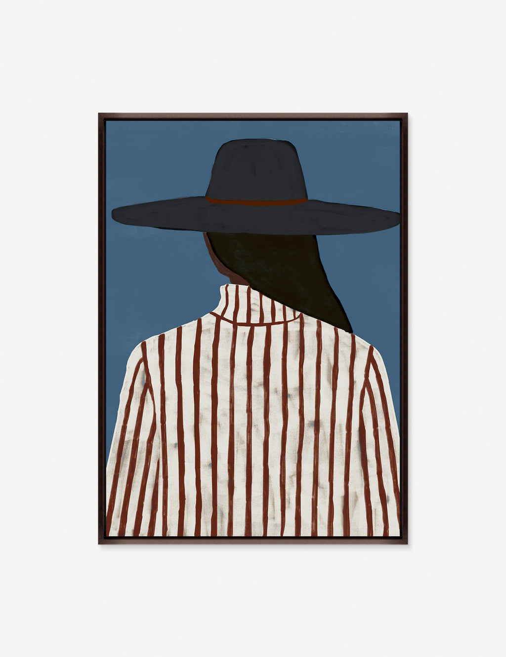 Lulu and Georgia - Modern Woman with a Hat Wall Art