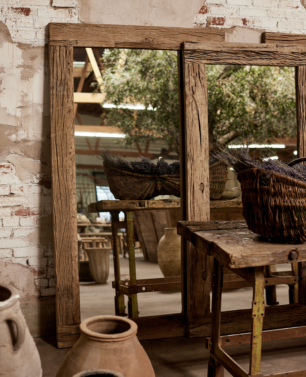 Olive Ateliers - Acacia Mirror - Bleached