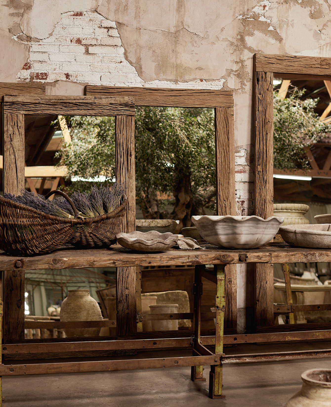 Olive Ateliers - Acacia Mirror - Bleached