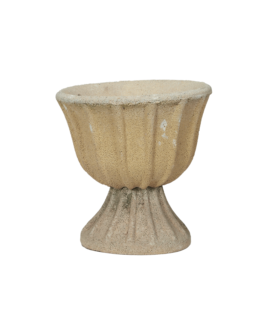 Olive Ateliers - Cement Planter - Fluted Tilt