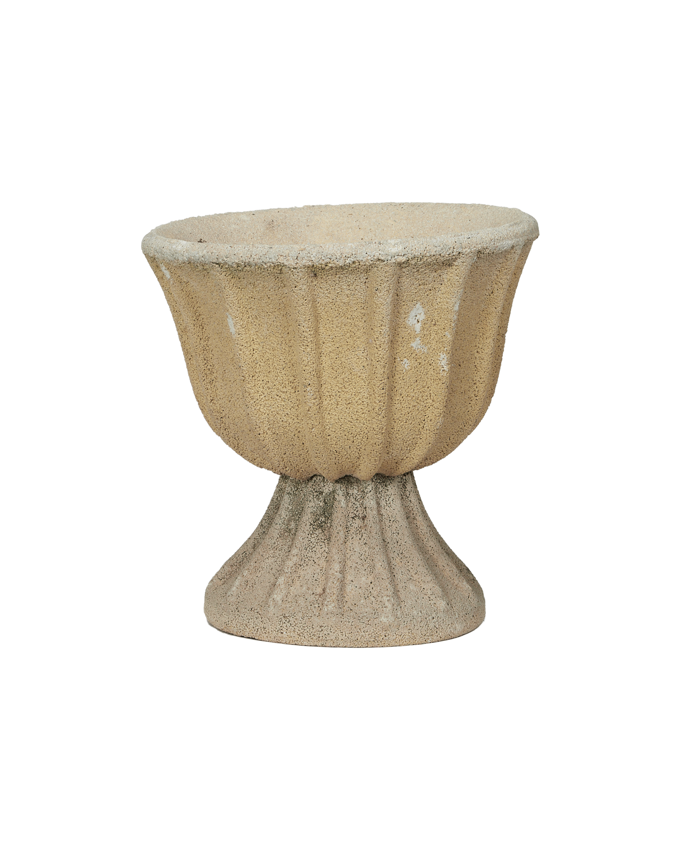 Olive Ateliers - Cement Planter - Fluted Tilt