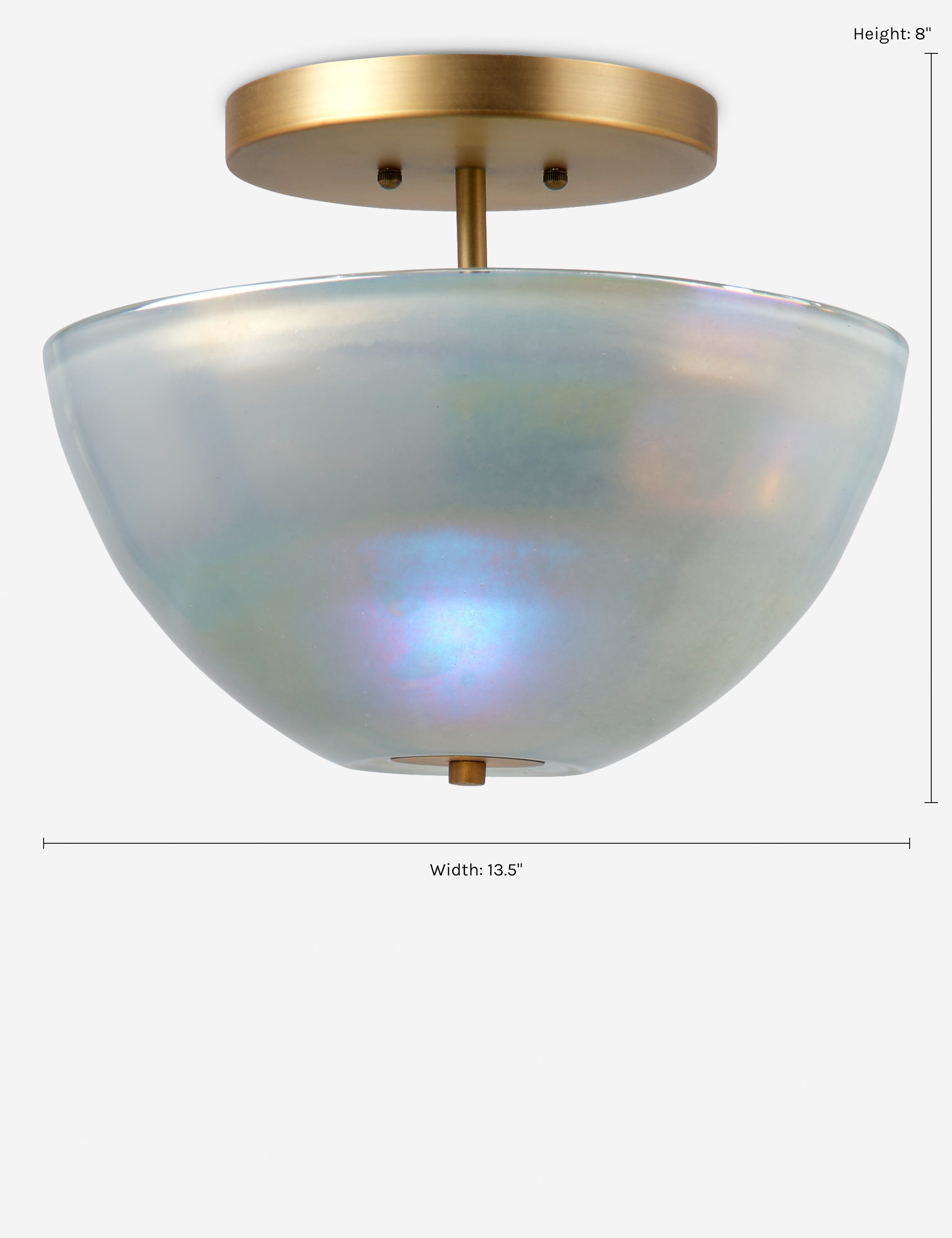 Lulu and Georgia - Akari Semi-Flush Mount Light
