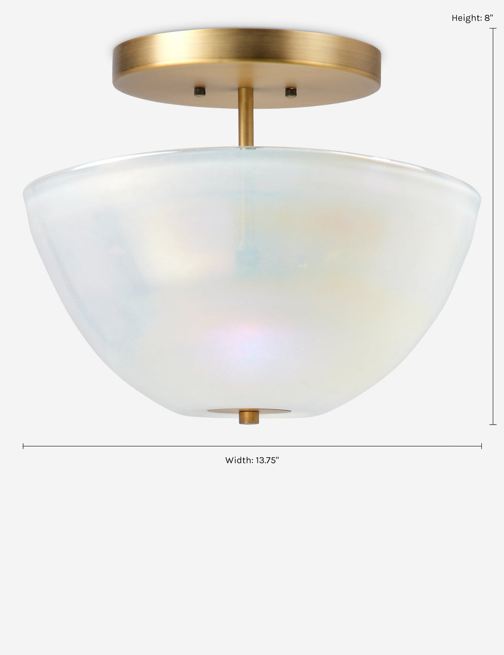 Lulu and Georgia - Akari Semi-Flush Mount Light