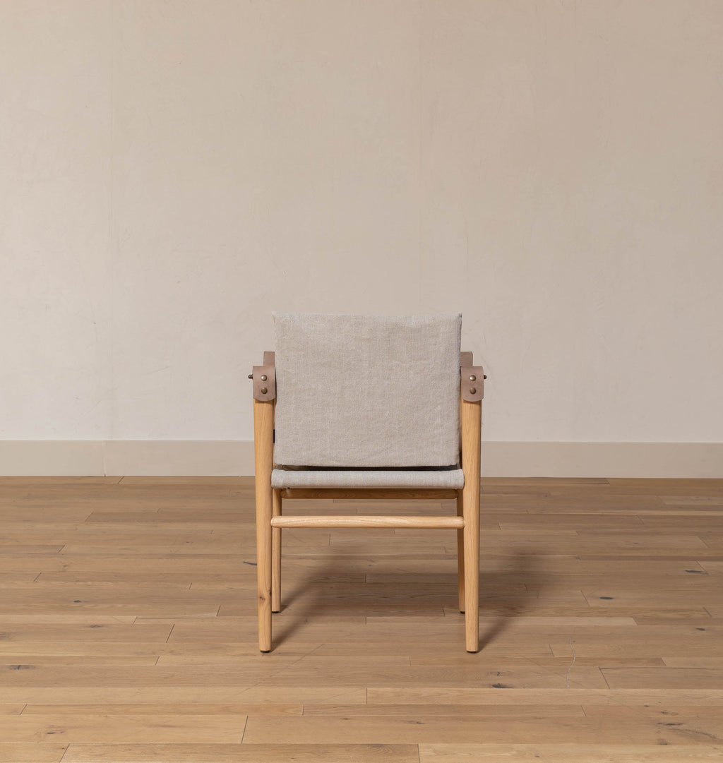 Amber Interiors - Montauk Hemp Linen Dining Chair