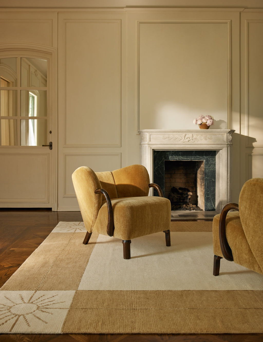 Lulu and Georgia - Stansby Hand - Knotted Wool Rug by Jake Arnold