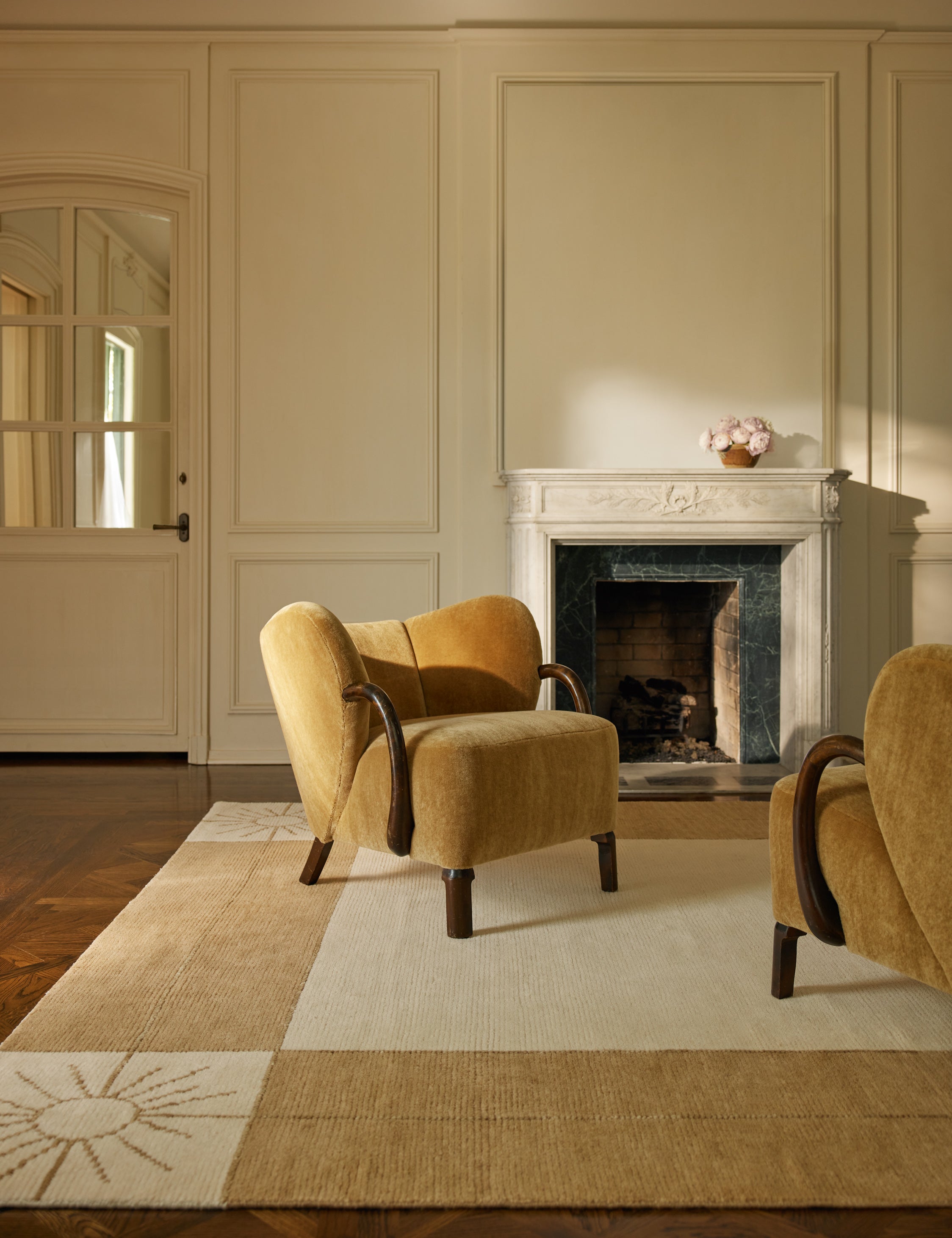Lulu and Georgia - Stansby Hand - Knotted Wool Rug by Jake Arnold