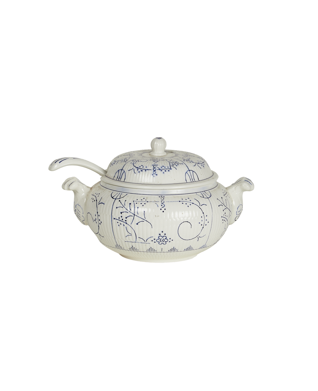 Olive Ateliers - Royal Boch Soup Server - Blue Floral