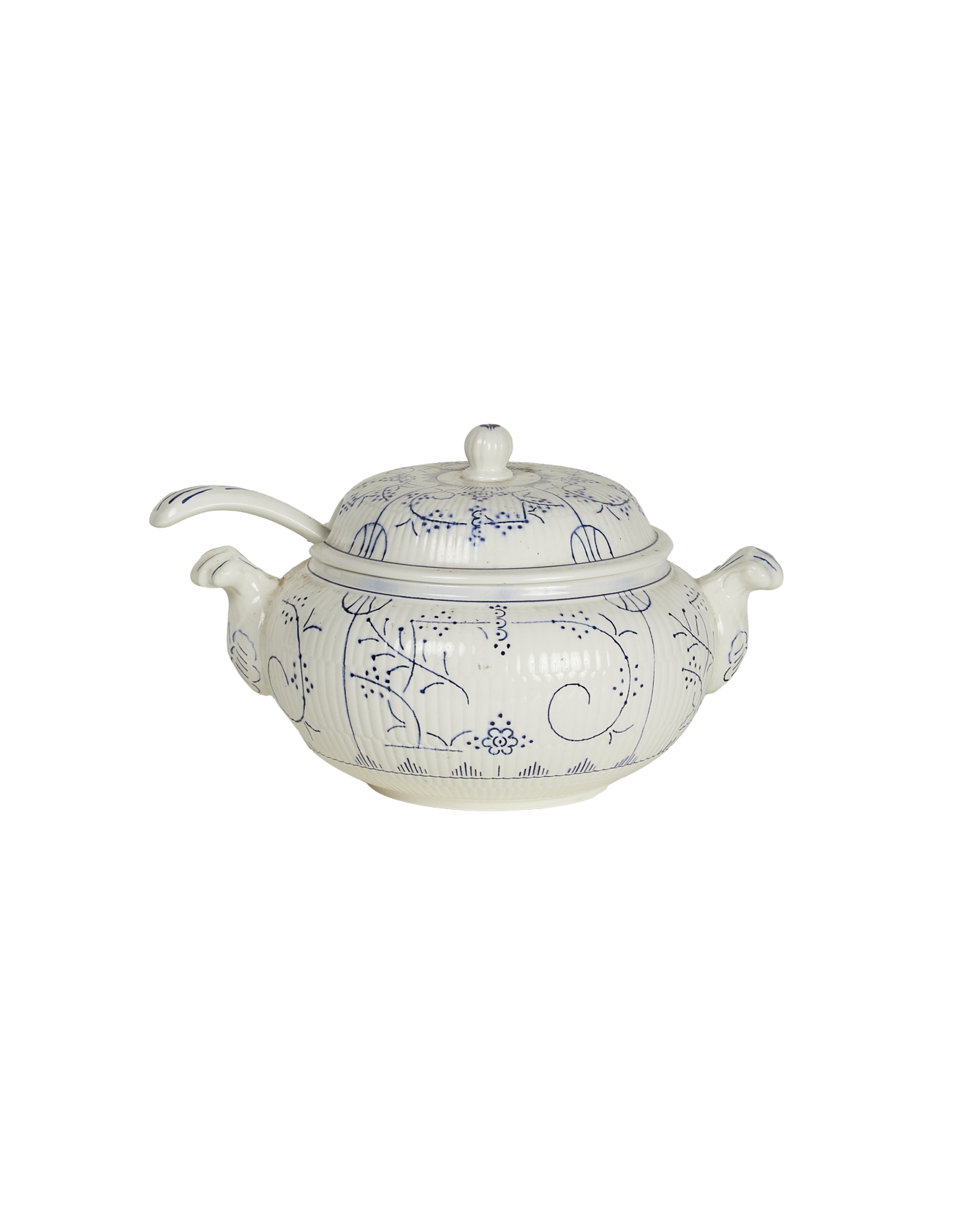 Olive Ateliers - Royal Boch Soup Server - Blue Floral