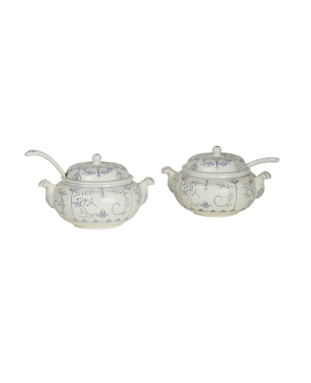 Olive Ateliers - Royal Boch Soup Server - Blue Floral