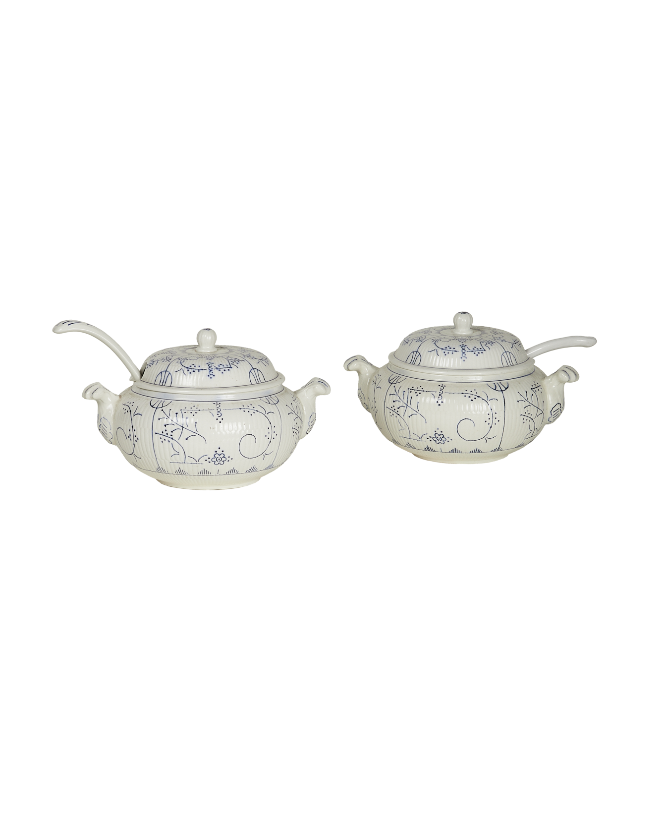 Olive Ateliers - Royal Boch Soup Server - Blue Floral