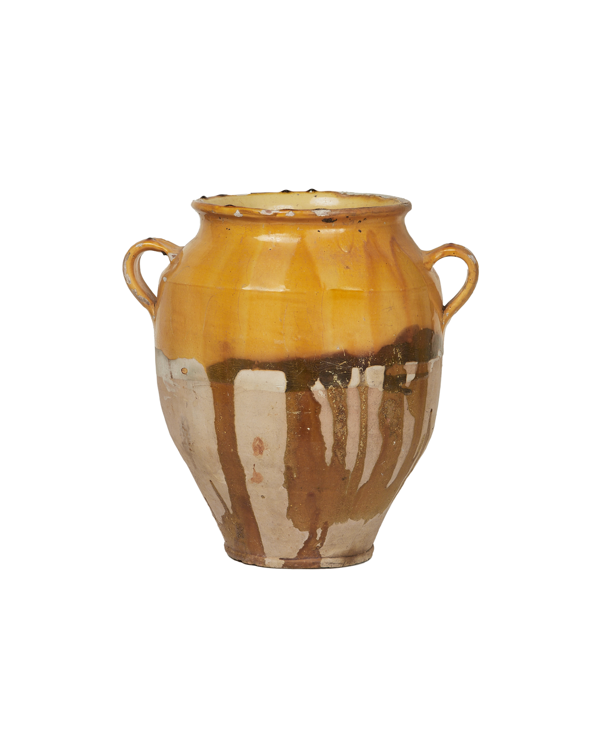 Olive Ateliers - Confit Jar - Yellow Ochre Glaze