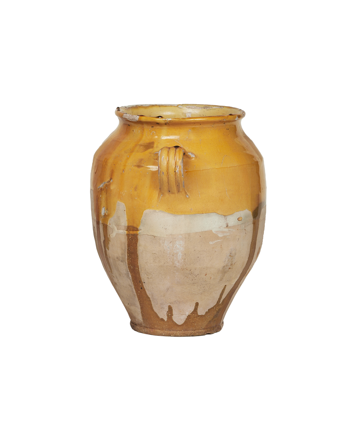 Olive Ateliers - Confit Jar - Yellow Ochre Glaze