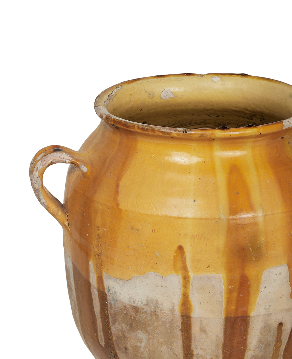 Olive Ateliers - Confit Jar - Yellow Ochre Glaze