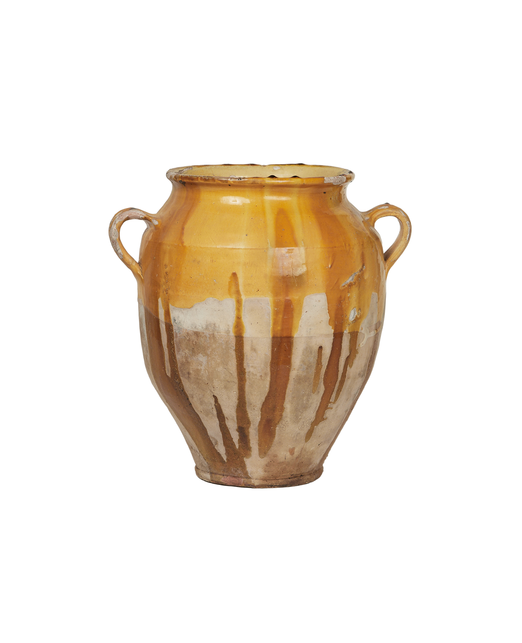 Olive Ateliers - Confit Jar - Yellow Ochre Glaze