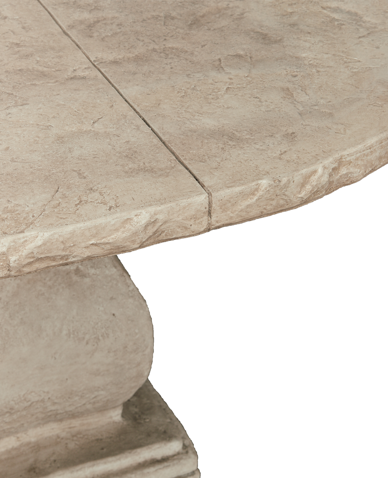 Olive Ateliers - Cast Oval Dining Table - Hewn Edge