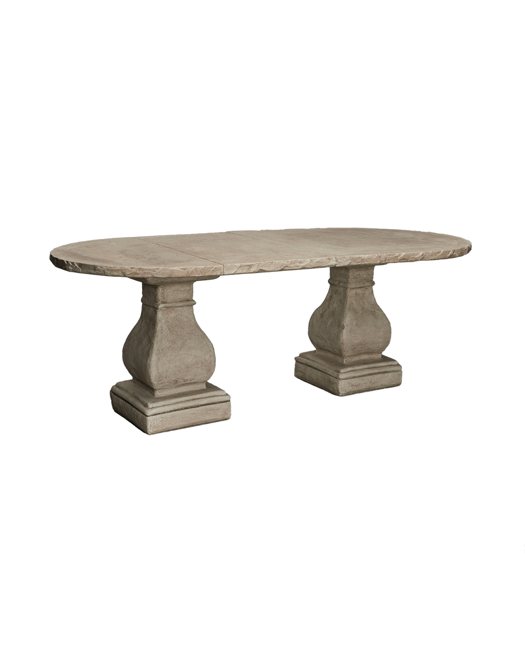 Olive Ateliers - Cast Oval Dining Table - Hewn Edge