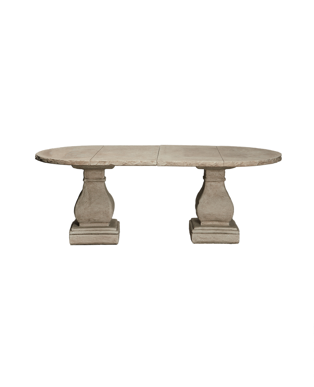 Olive Ateliers - Cast Oval Dining Table - Hewn Edge