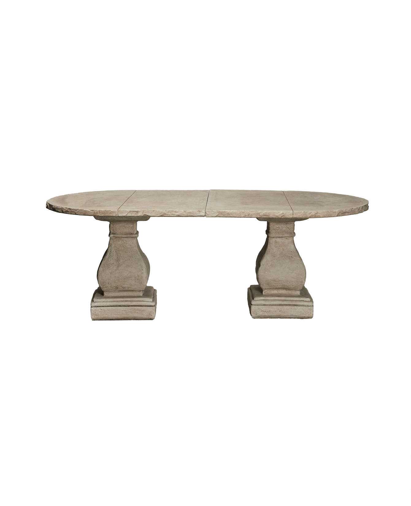 Olive Ateliers - Cast Oval Dining Table - Hewn Edge