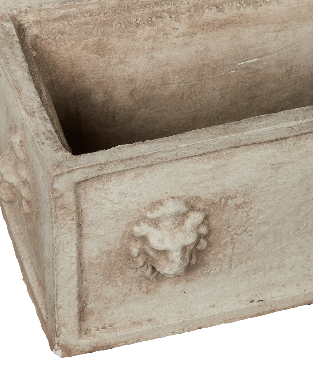 Olive Ateliers - Cast Lion Planter Box