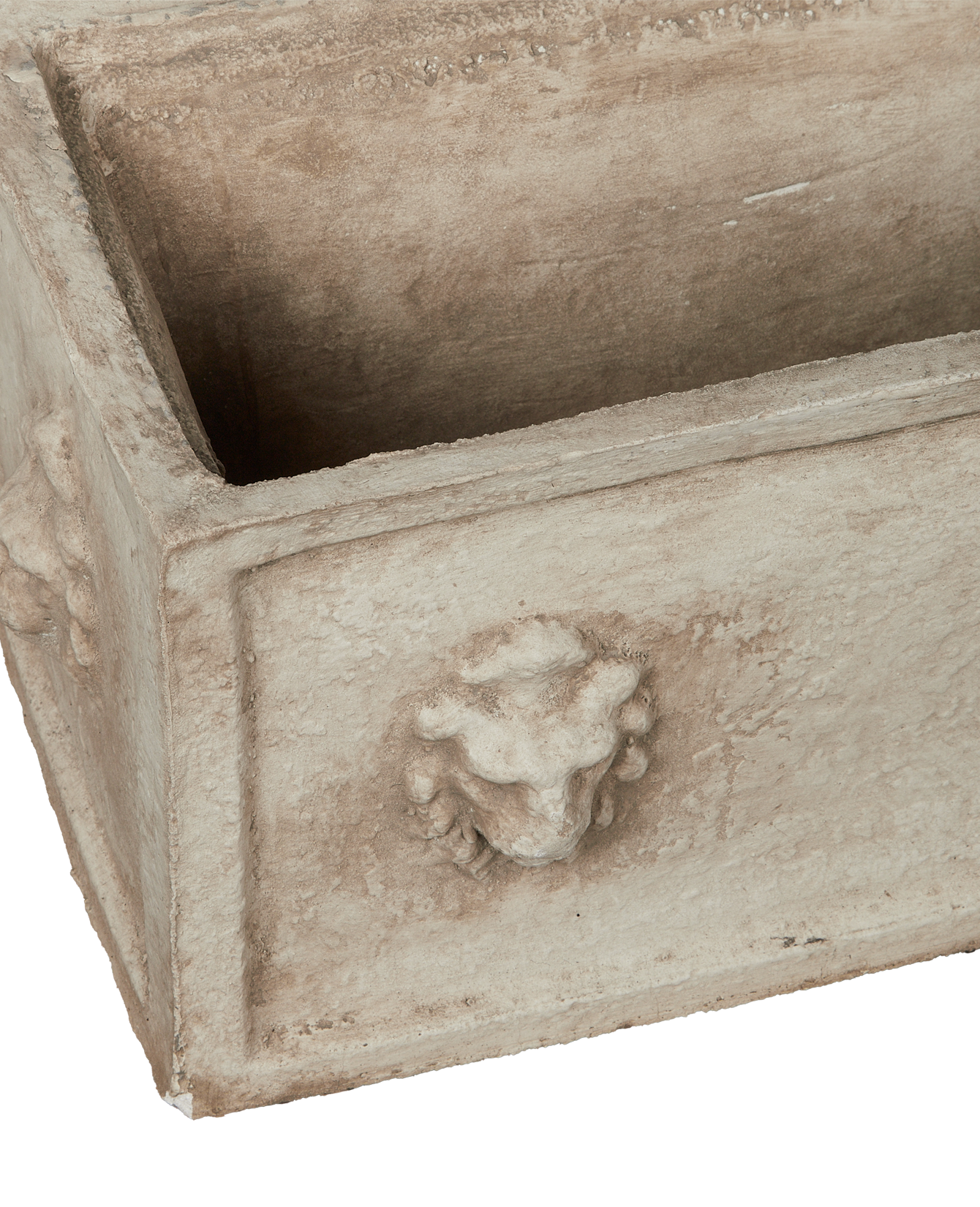 Olive Ateliers - Cast Lion Planter Box
