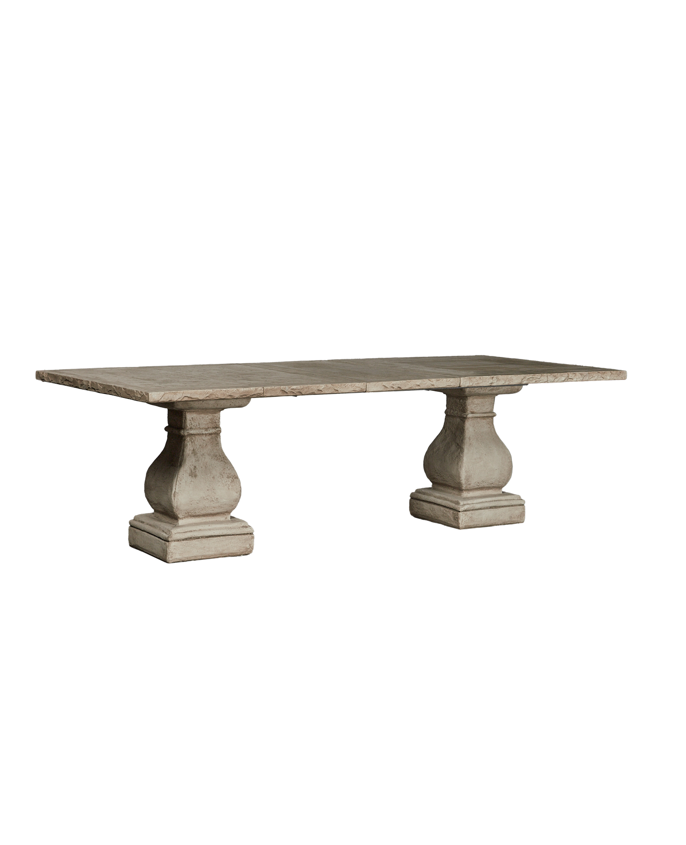 Olive Ateliers - Cast Rectangle Dining Table - Hewn Edge