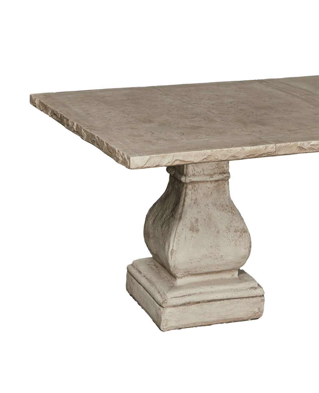Olive Ateliers - Cast Rectangle Dining Table - Hewn Edge