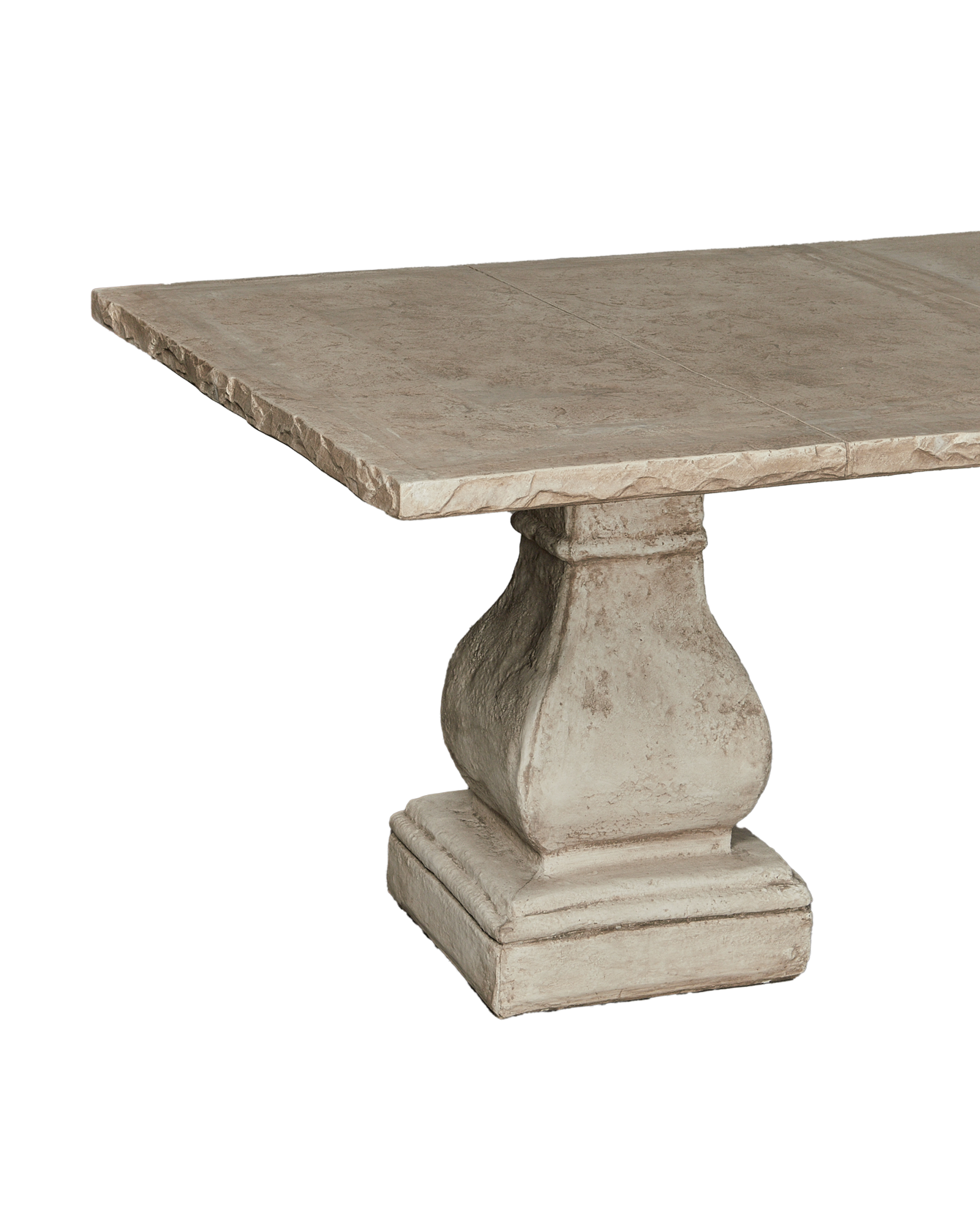 Olive Ateliers - Cast Rectangle Dining Table - Hewn Edge