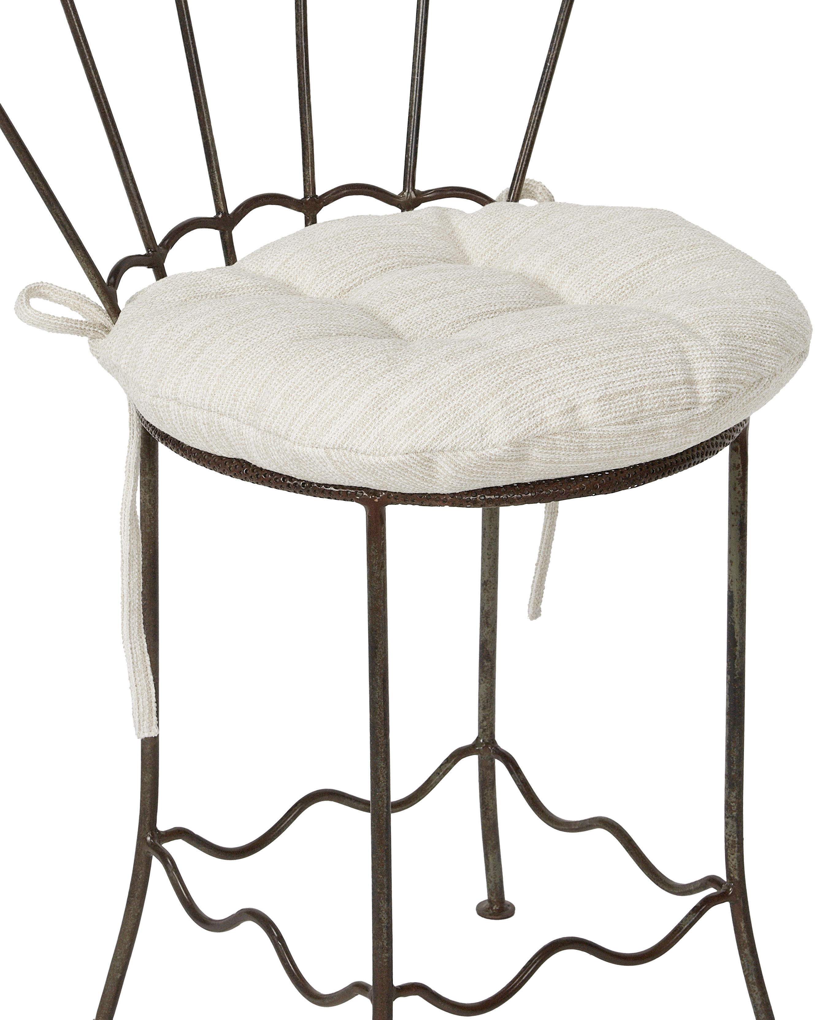 Olive Ateliers - Chateau Tufted Cushion - Creme