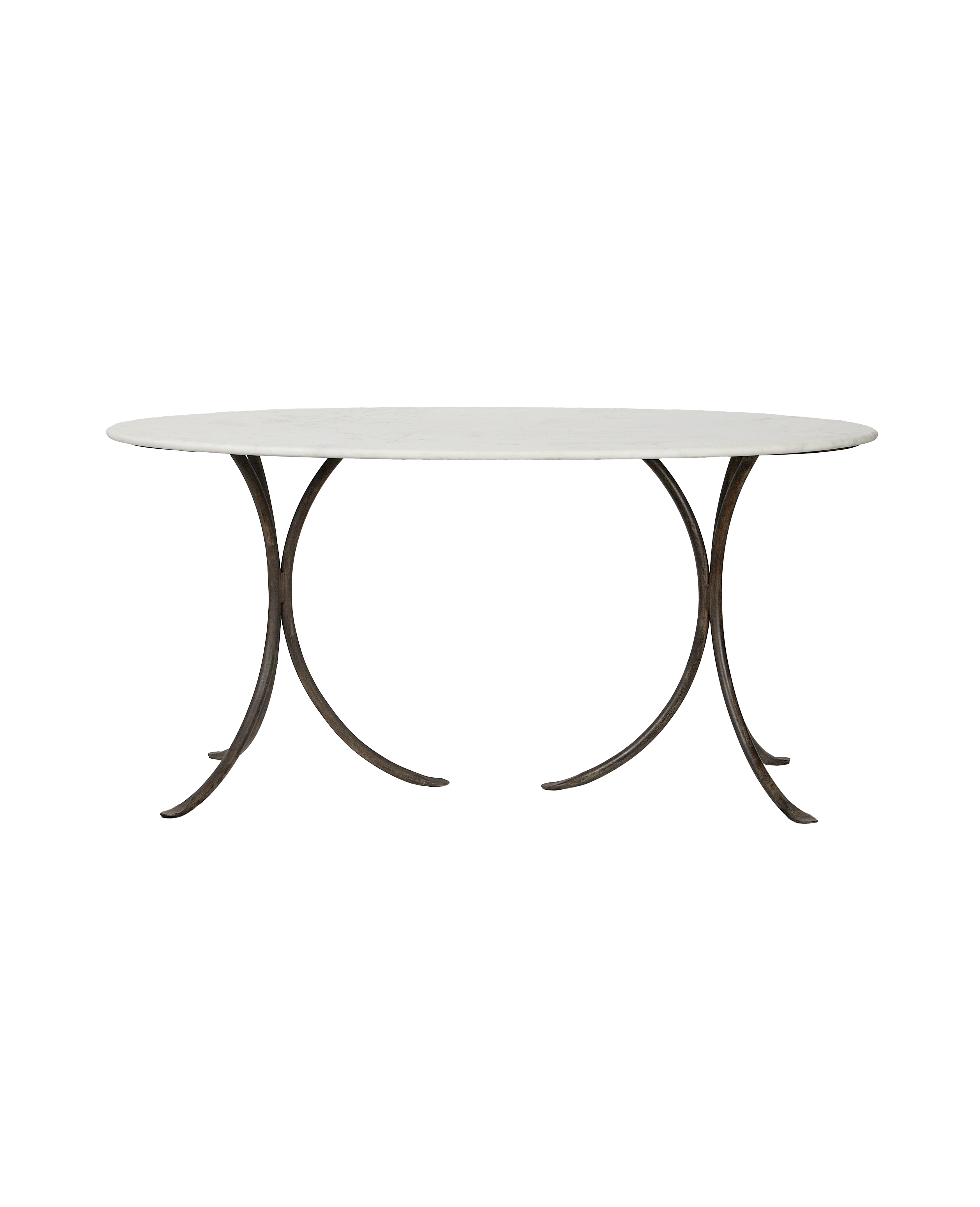 Olive Ateliers - L'Amour Marble Dining Table - Bone