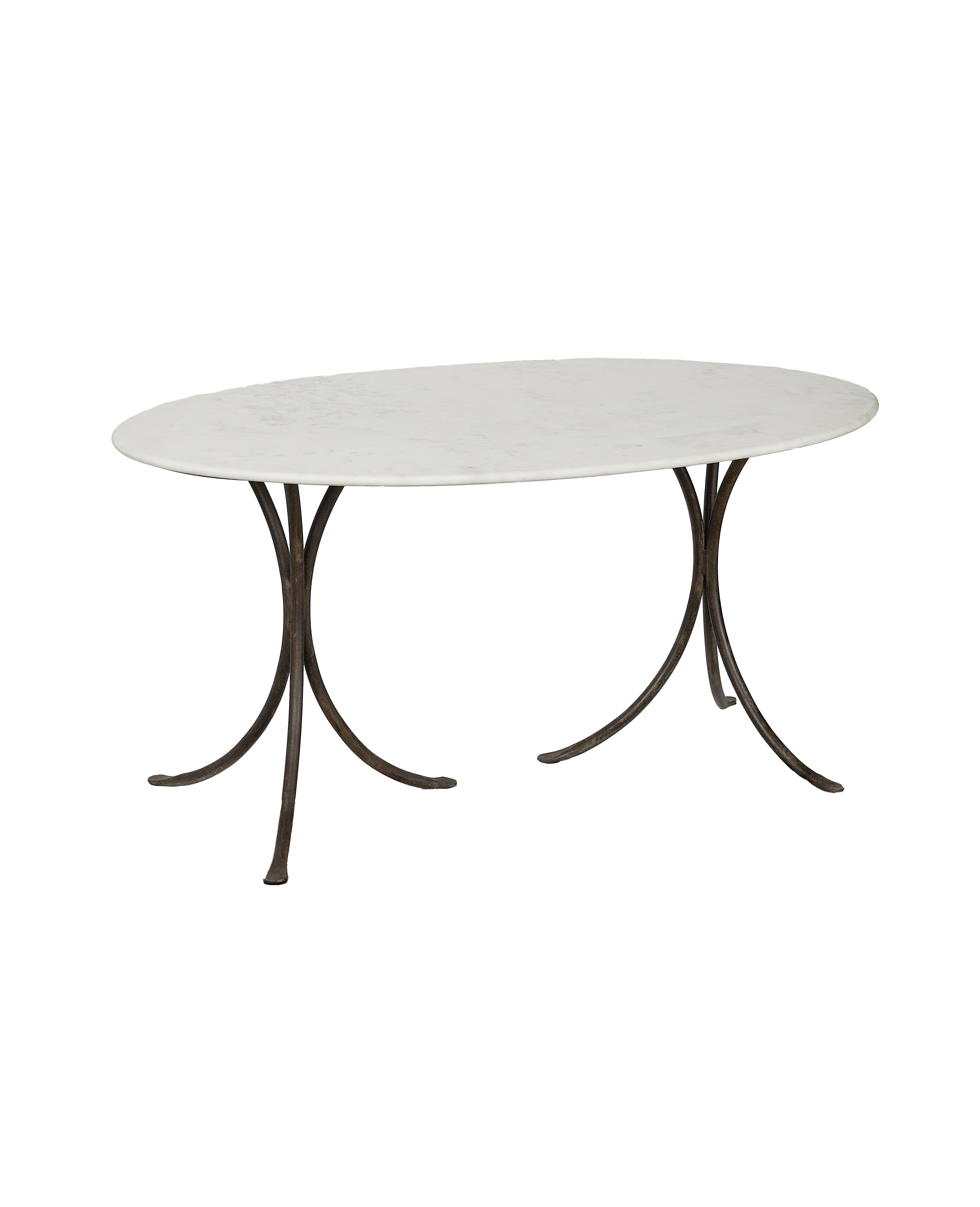 Olive Ateliers - L'Amour Marble Dining Table - Bone