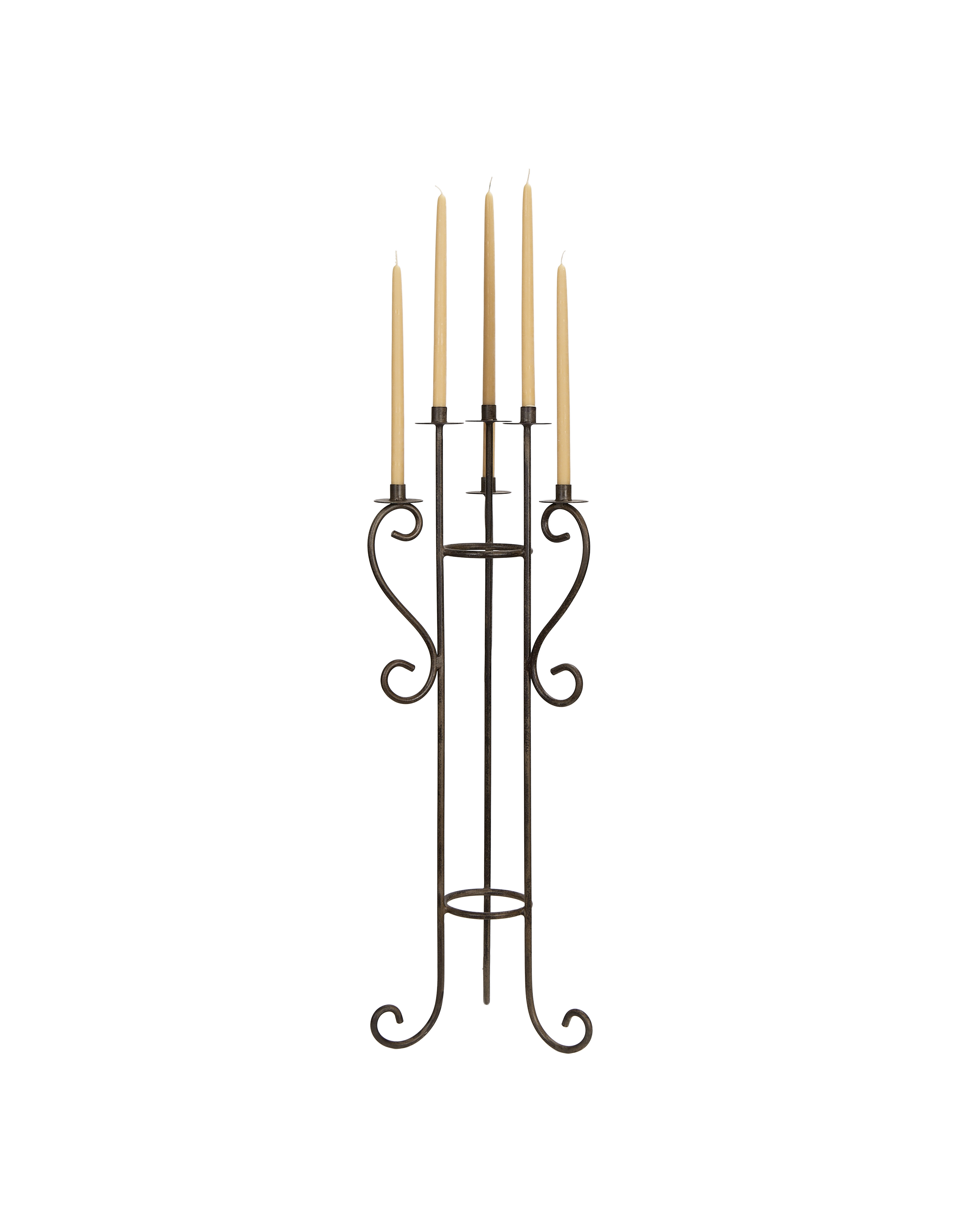 Olive Ateliers - Lumière Floor Taper Candelabra