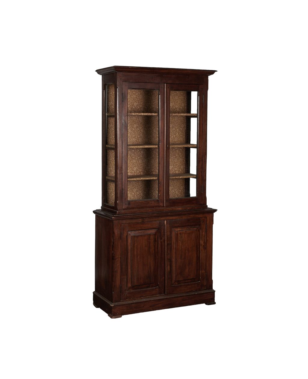 Olive Ateliers - Wood Cabinet - Paisley Backing