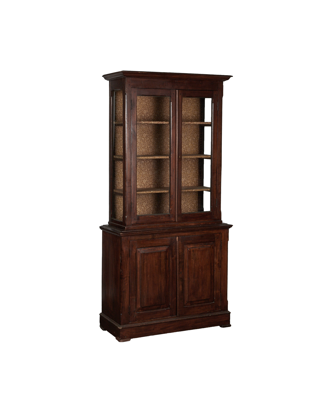 Olive Ateliers - Wood Cabinet - Paisley Backing