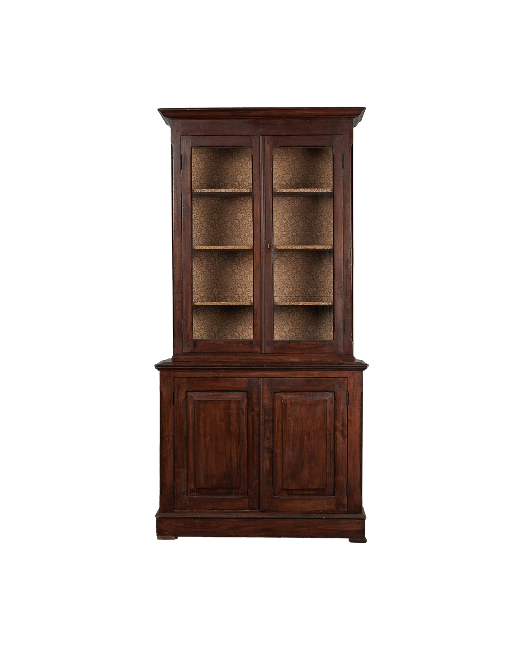 Olive Ateliers - Wood Cabinet - Paisley Backing
