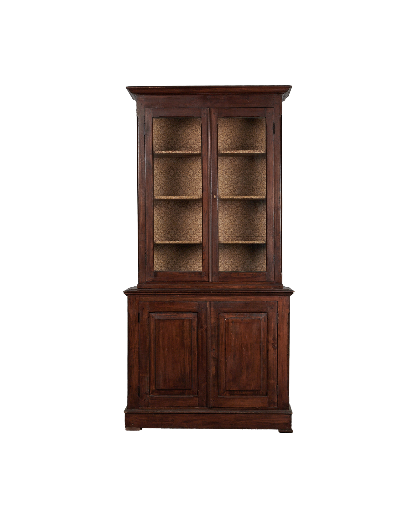 Olive Ateliers - Wood Cabinet - Paisley Backing