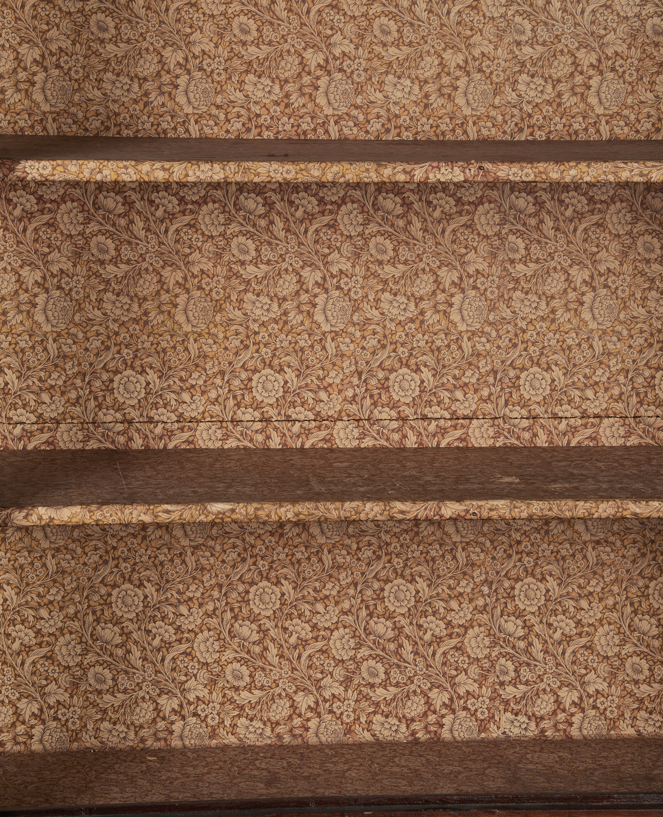 Olive Ateliers - Wood Cabinet - Paisley Backing